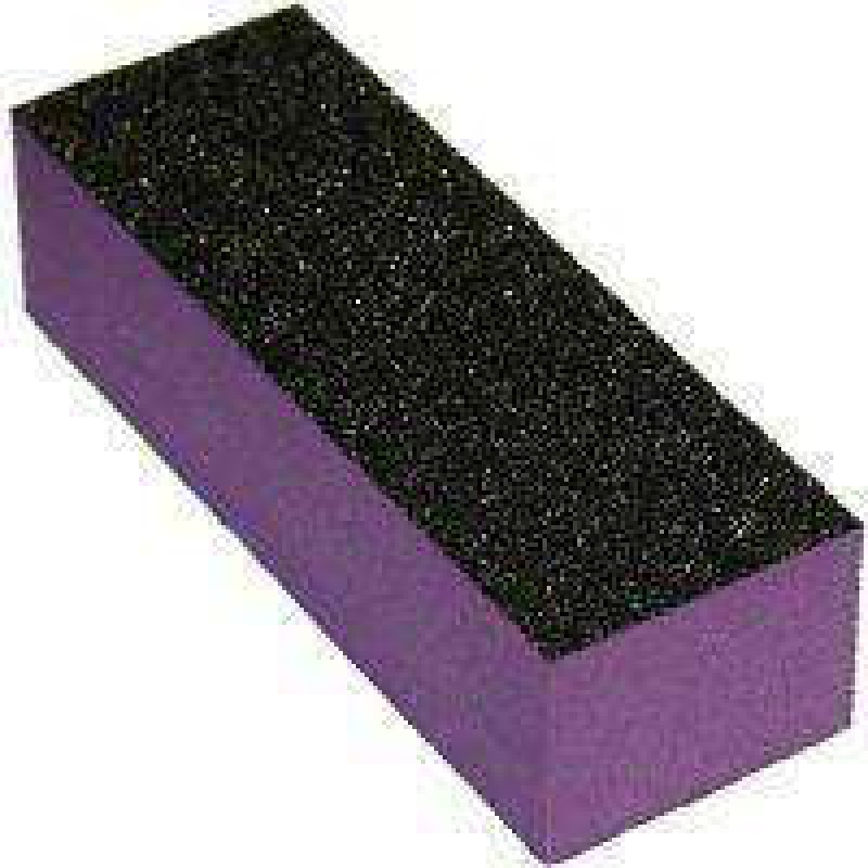 Cre8tion Buffer 3-Way Purple Foam, Black Grit 60.100, 500 pcs/box, 06032 KK1217